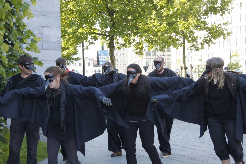 Les corbeaux à Bruxelles - contre le TAFTA